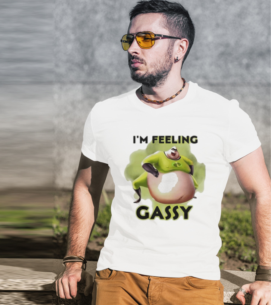 I'm Feeling Gassy Superhero Parody 2025 T-Shirt