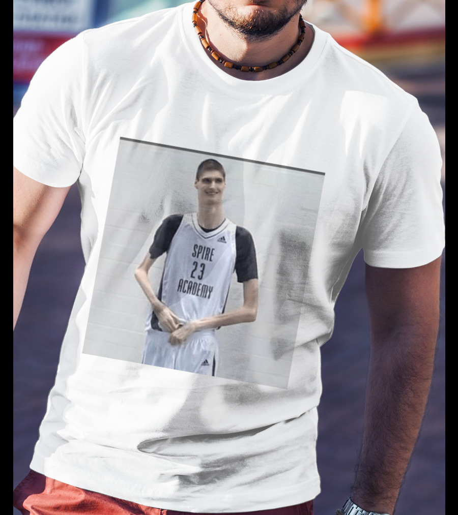 Spire Academy 23 Robert Bobroczkyi Basketball T-Shirt
