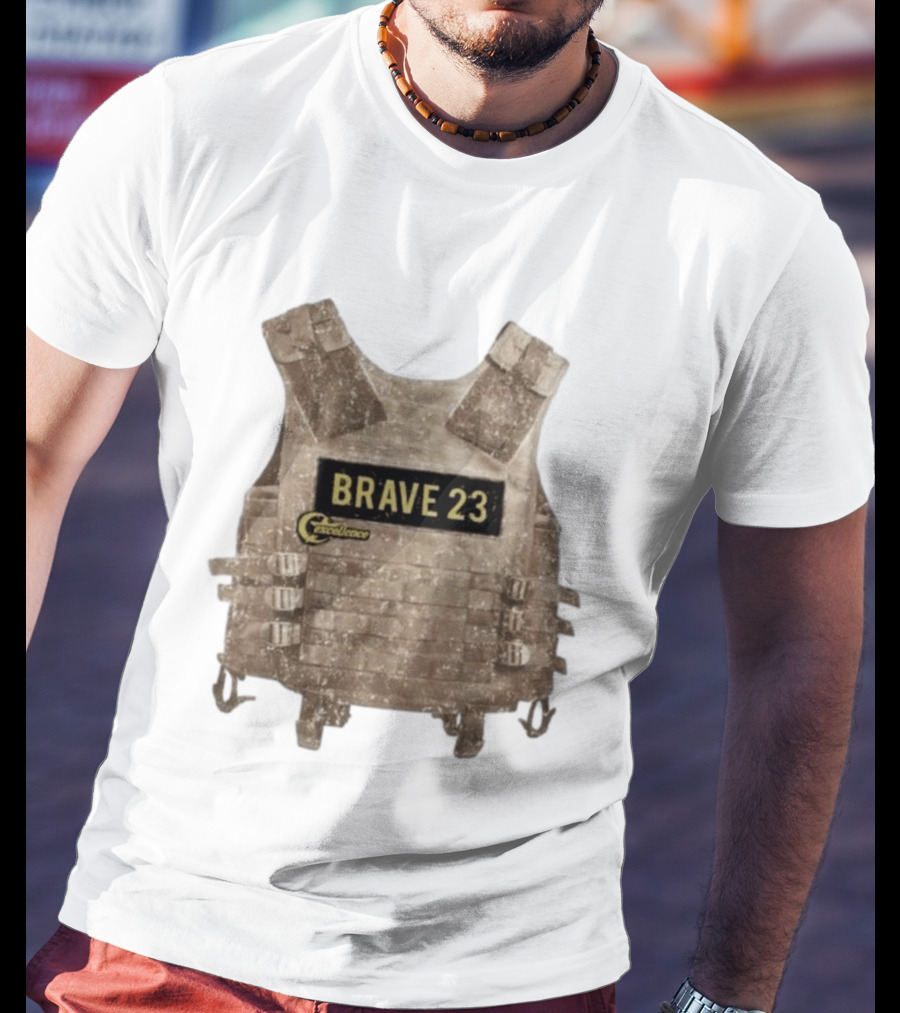 Awesome Camouflage Brave 23 Excellence Tactical Vest T-Shirt