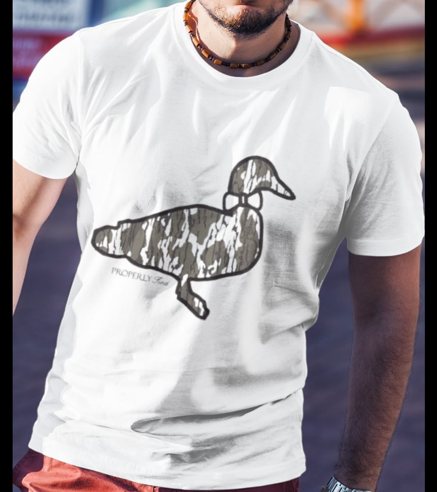 Duck Silhouette Camo Wildlife T-Shirt