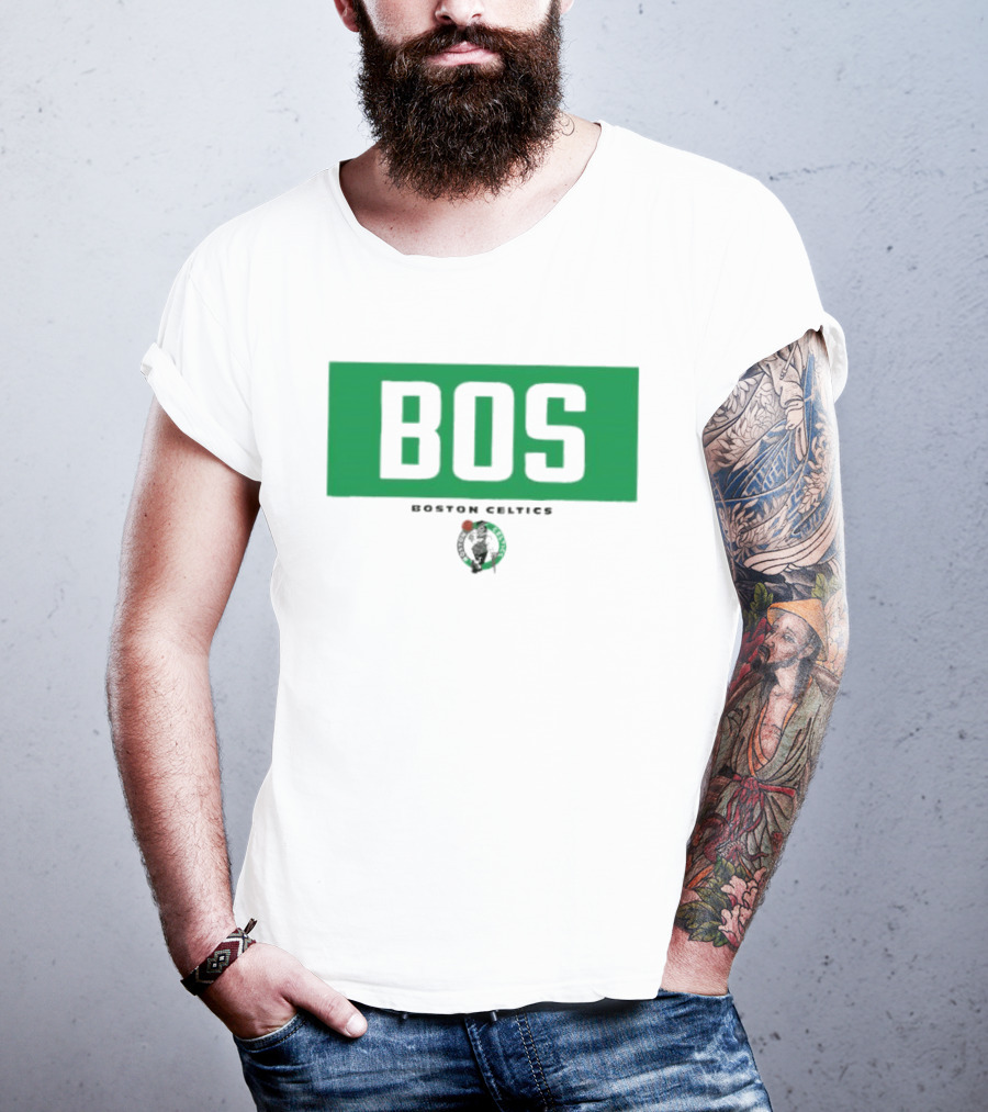 Boston Celtics BOS Crossbar NBA Basketball T-Shirt