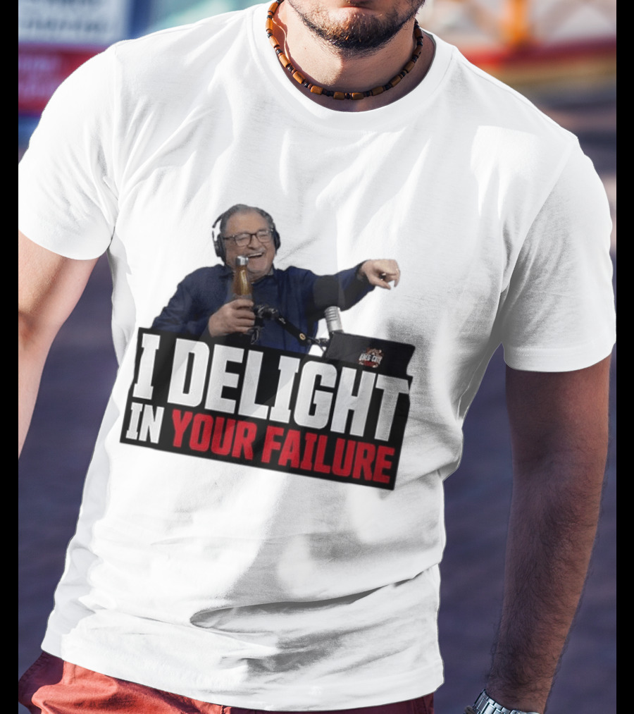 Greg Cote I Delight In Your Failure Podcast Humor T-Shirt
