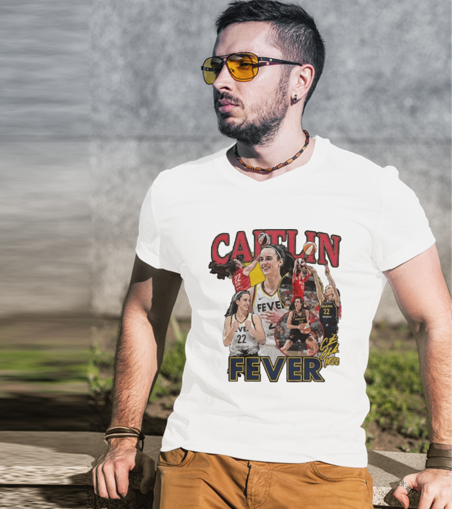 Caitlin Clark 22 Indiana Fever WNBPA T-Shirt