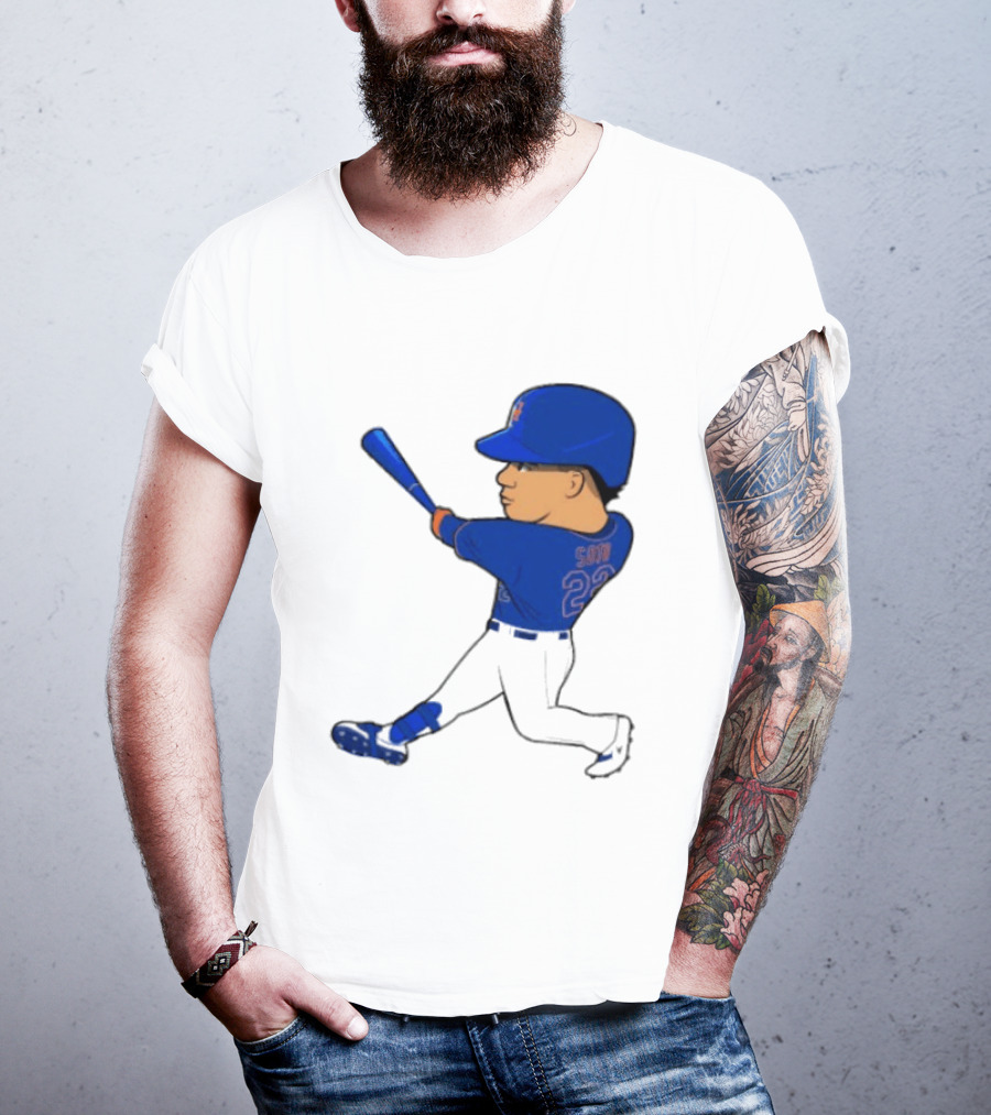 Juan Soto 22 Mets Baseball Swing LGM T-Shirt