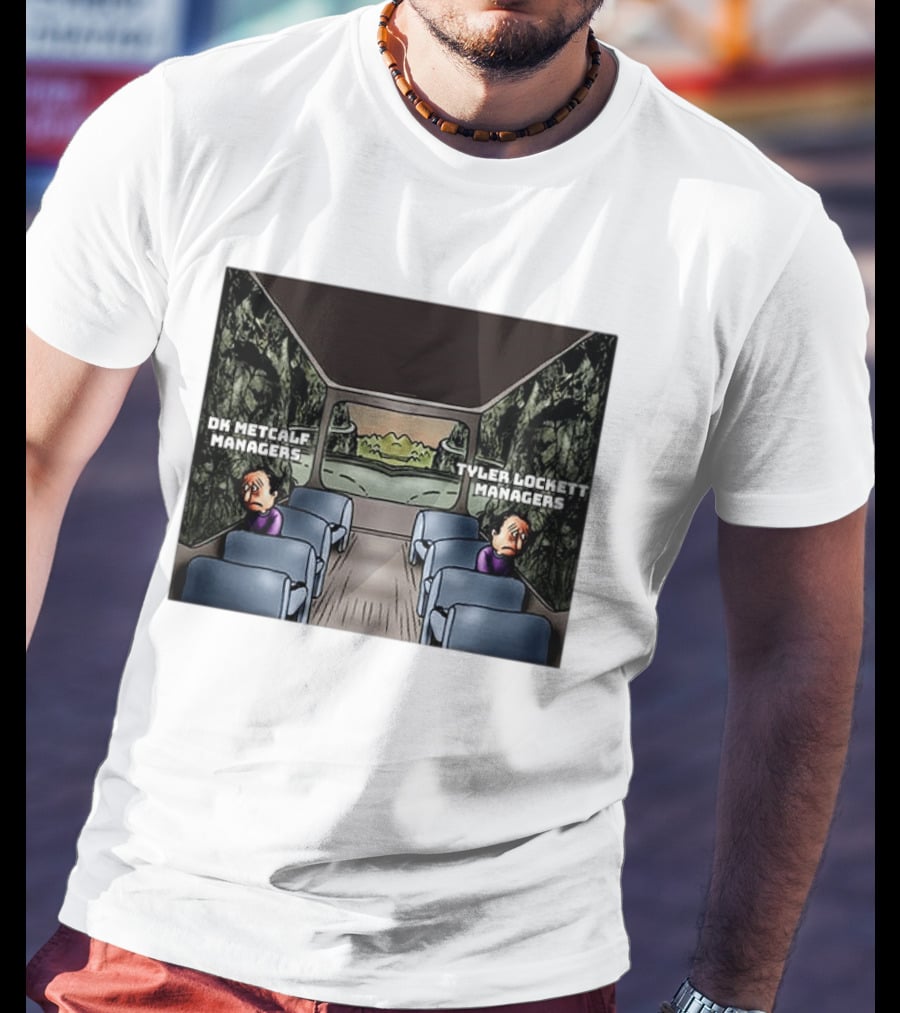 DK Metcalf Managers Tyler Lockett Managers Sad Meme Seattle Seahawks T-Shirt