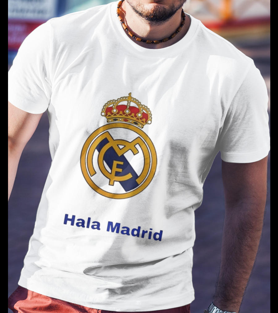 Hala Madrid Real Madrid CF Crest Spain Football Club T-Shirt