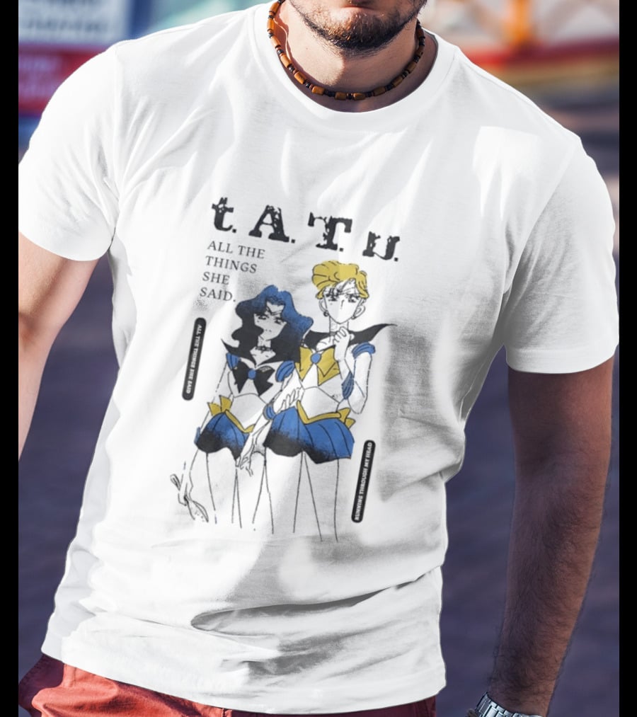 T.A.T.u. All The Things She Said Sailor Senshi T-Shirt