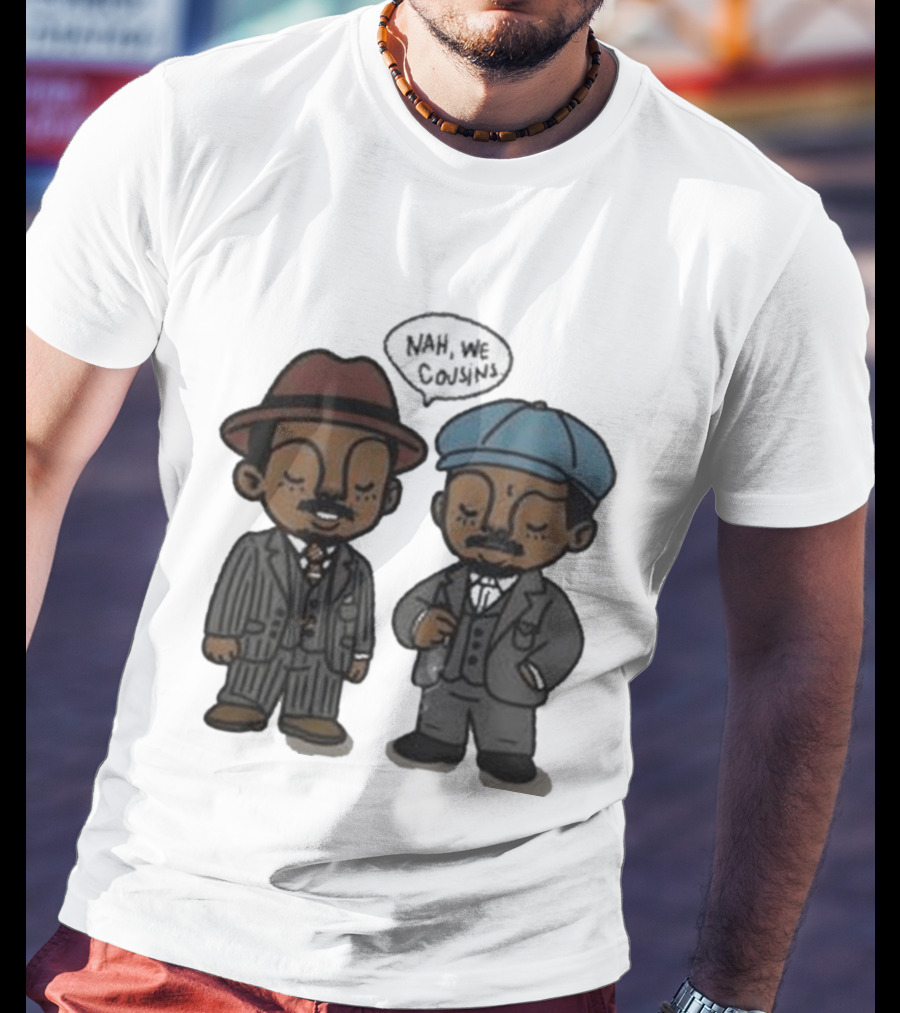 Original Sinners Nah We Cousins 2025 Two Characters In Suits T-Shirt