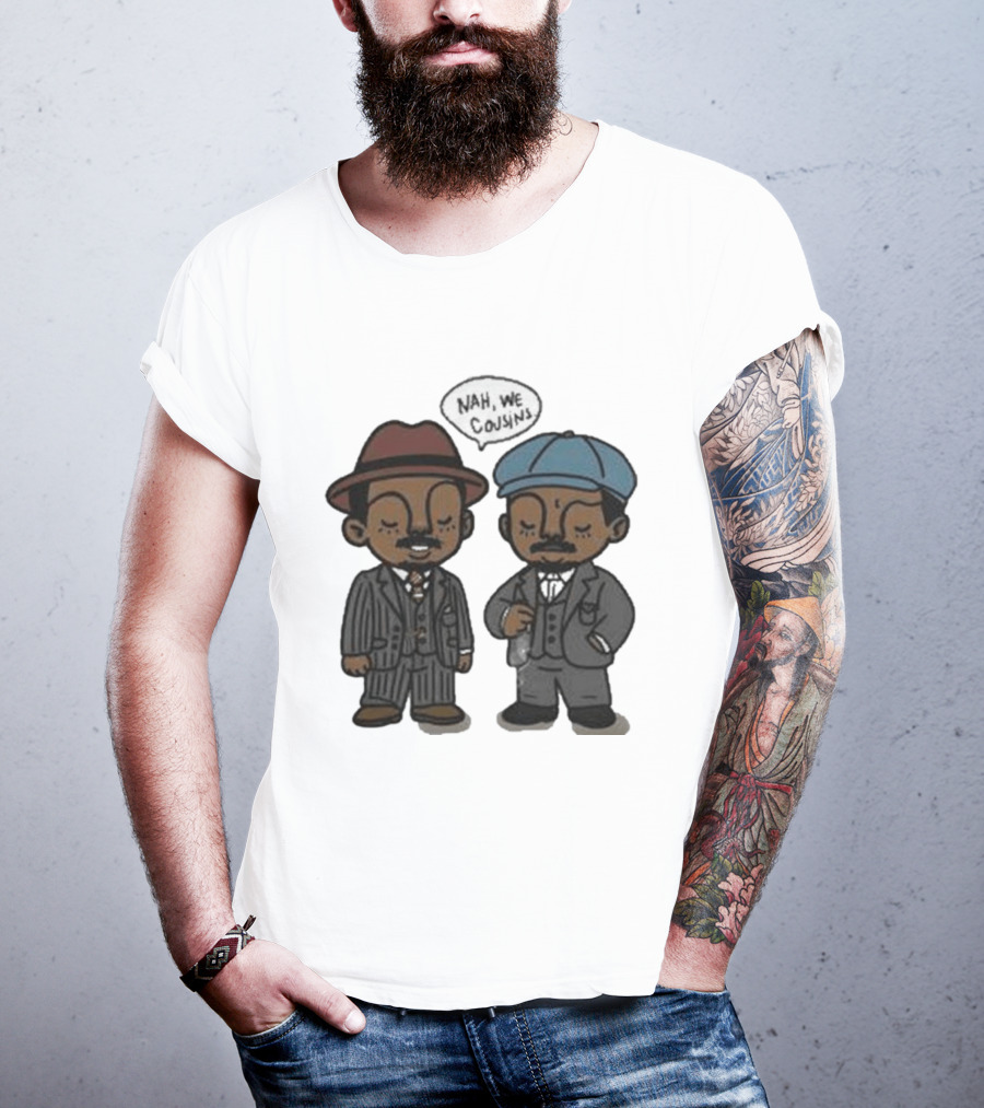 Original Sinners Nah We Cousins 2025 Two Characters In Suits T-Shirt