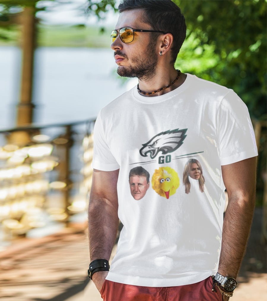 Philadelphia Eagles Go Birds Larry Bird Big Bird The Bird T-Shirt