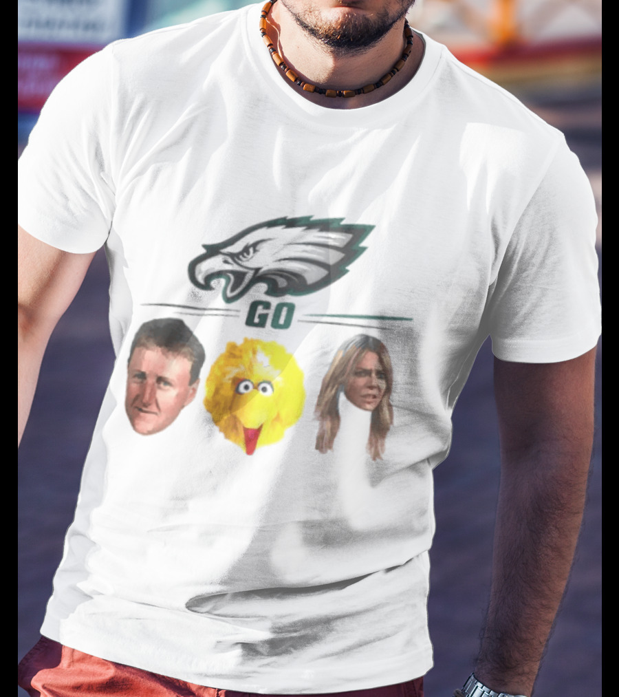 Philadelphia Eagles Go Birds Larry Bird Big Bird The Bird T-Shirt