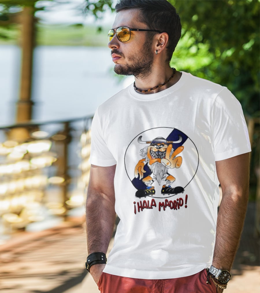 Viking Hala Madrid Real Madrid Club De Futbol Fan T-Shirt