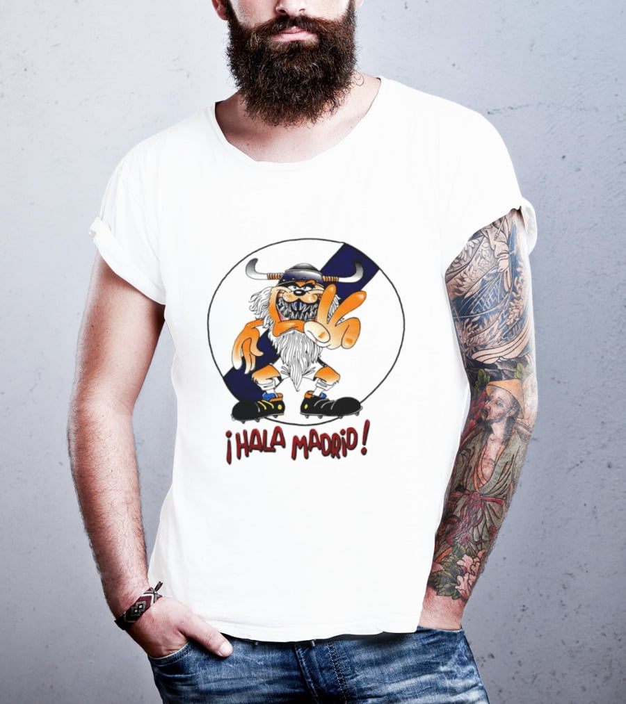 Viking Hala Madrid Real Madrid Club De Futbol Fan T-Shirt