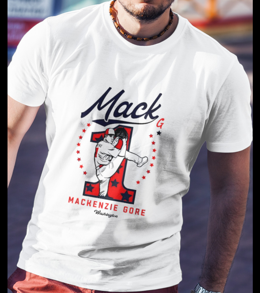 Mack G Washington Nationals Mackenzie Gore Baseball Stars T-Shirt