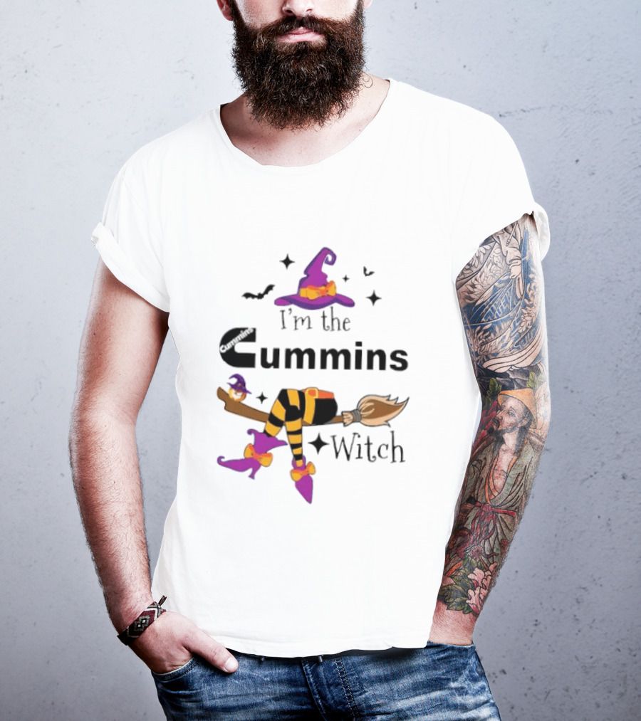 I'm The Cummins Witch Halloween Broomstick Costume T-Shirt