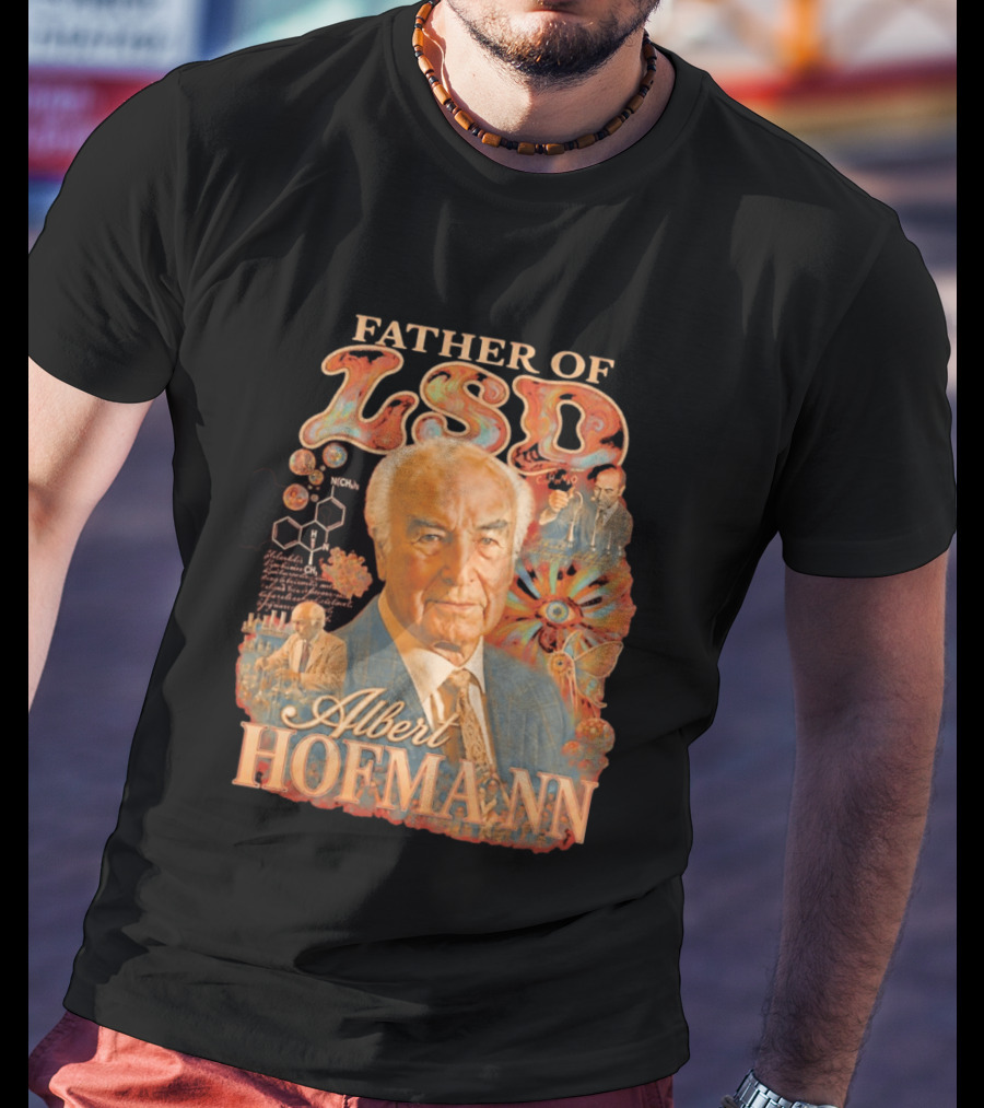 Father Of LSD Albert Hofmann Psychedelic T-Shirt