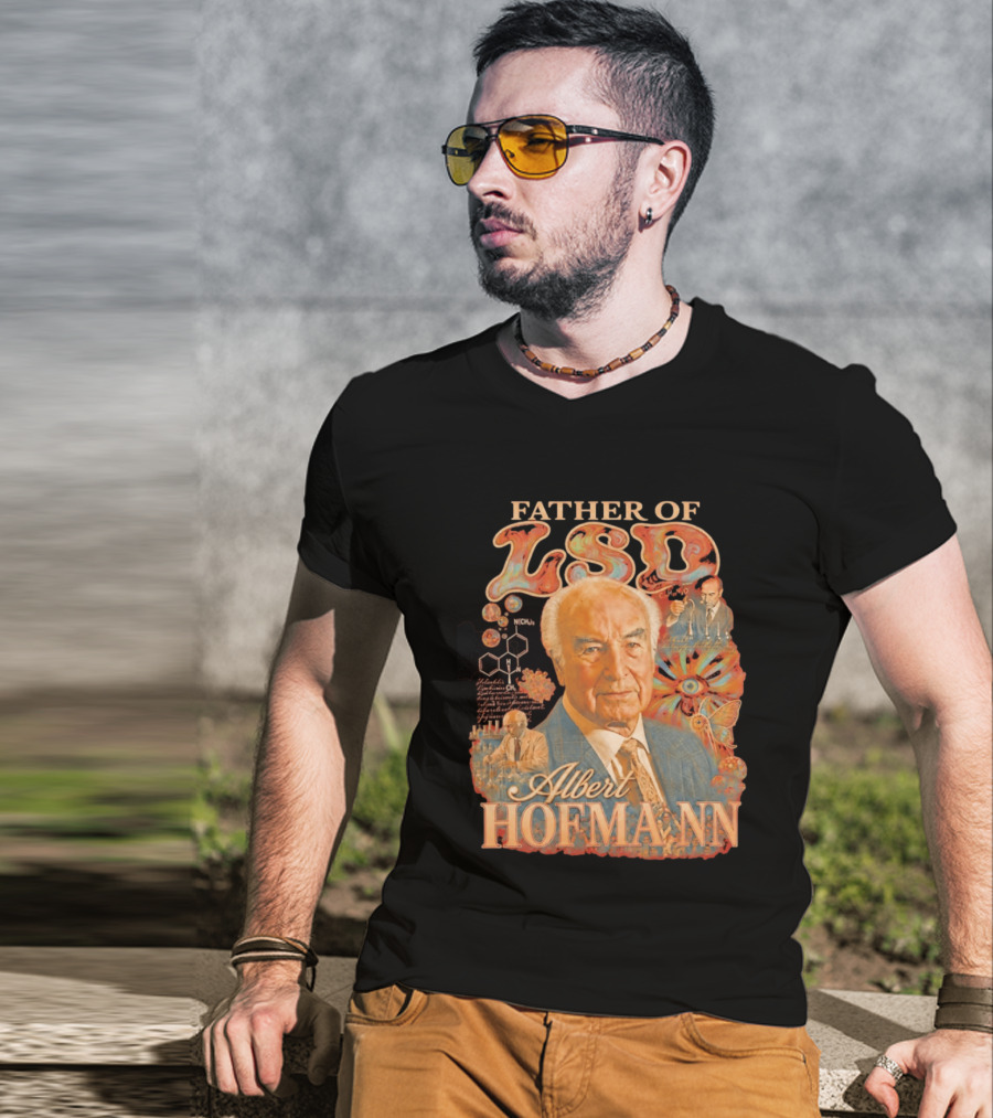 Father Of LSD Albert Hofmann Psychedelic T-Shirt