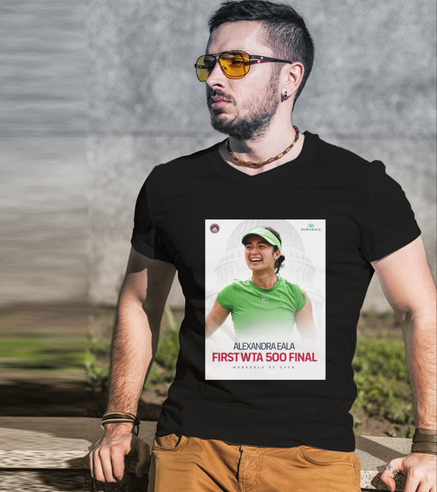 Alexandra Eala First WTA 500 Final Mubadala DC Open Capitol Building T-Shirt