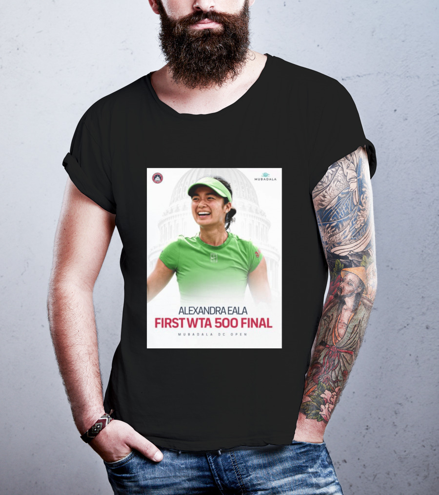 Alexandra Eala First WTA 500 Final Mubadala DC Open Capitol Building T-Shirt