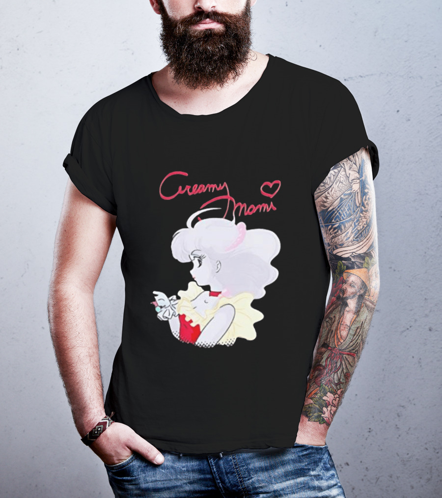 Magical Angel Creamy Mami Anime Character With Heart And Butterfly T-Shirt