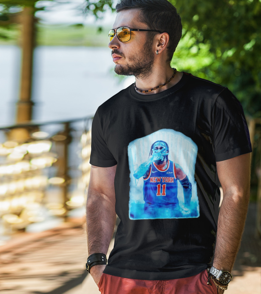 Jalen Brunson New York Knicks Number 11 NBA Basketball Player T-Shirt