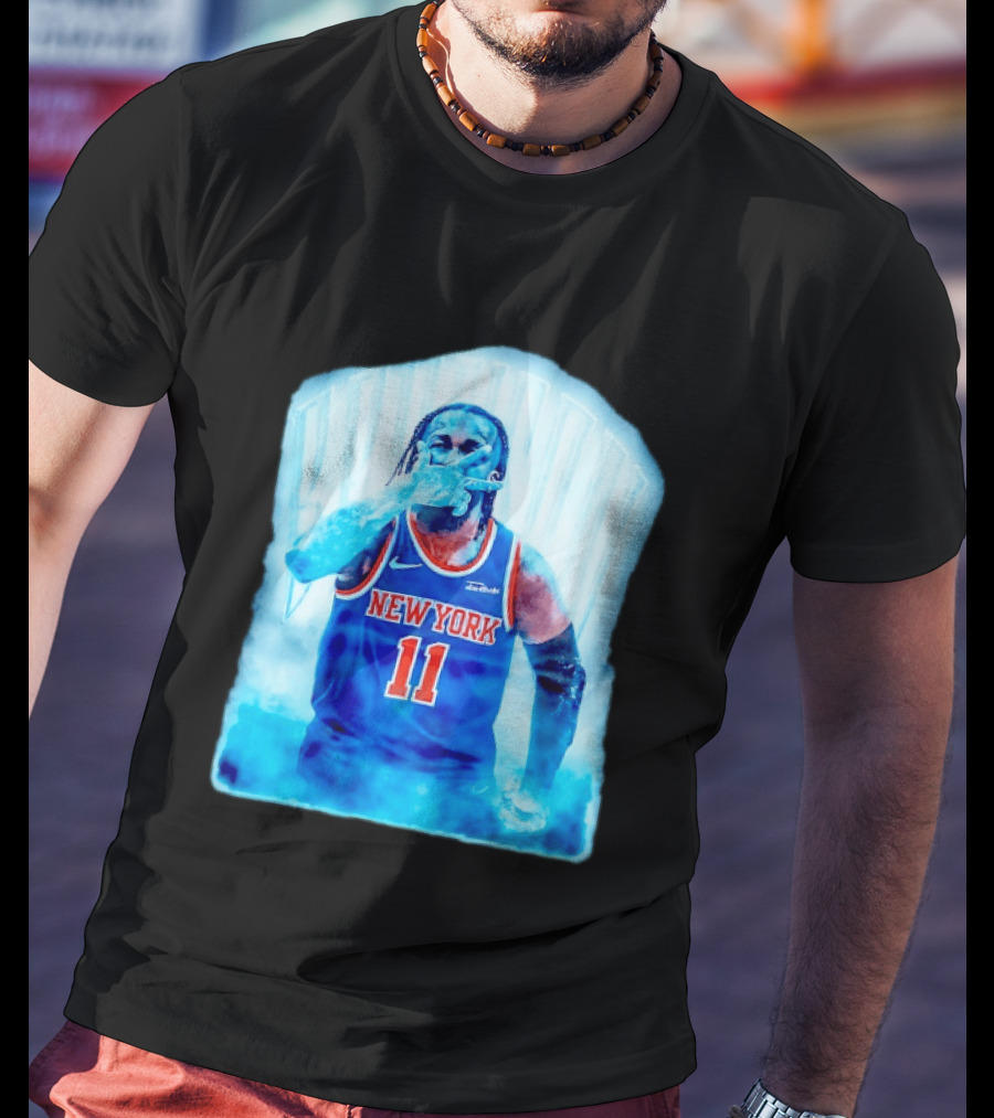 Jalen Brunson New York Knicks Number 11 NBA Basketball Player T-Shirt