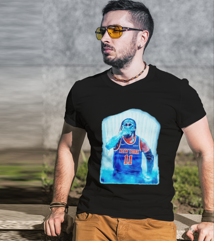 Jalen Brunson New York Knicks Number 11 NBA Basketball Player T-Shirt