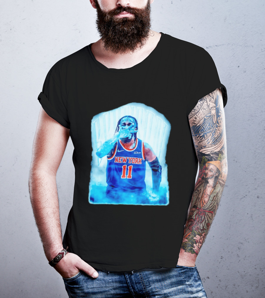 Jalen Brunson New York Knicks Number 11 NBA Basketball Player T-Shirt