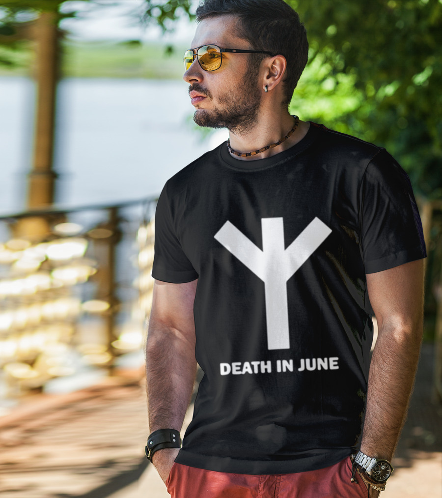 Death In June Neofolk Symbol Douglas Pearce T-Shirt