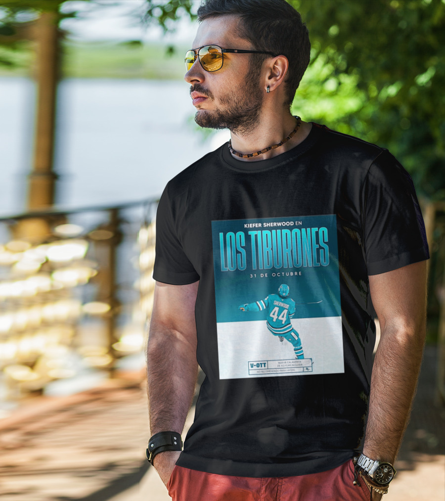 Kiefer Sherwood En Los Tiburones 31 De Octubre V OTT Nueva Calaverita De Azúcar Incluida T-Shirt