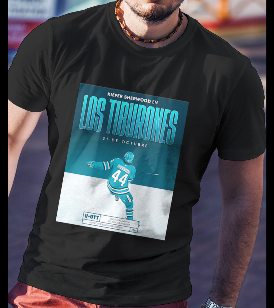 Kiefer Sherwood En Los Tiburones 31 De Octubre V OTT Nueva Calaverita De Azúcar Incluida T-Shirt
