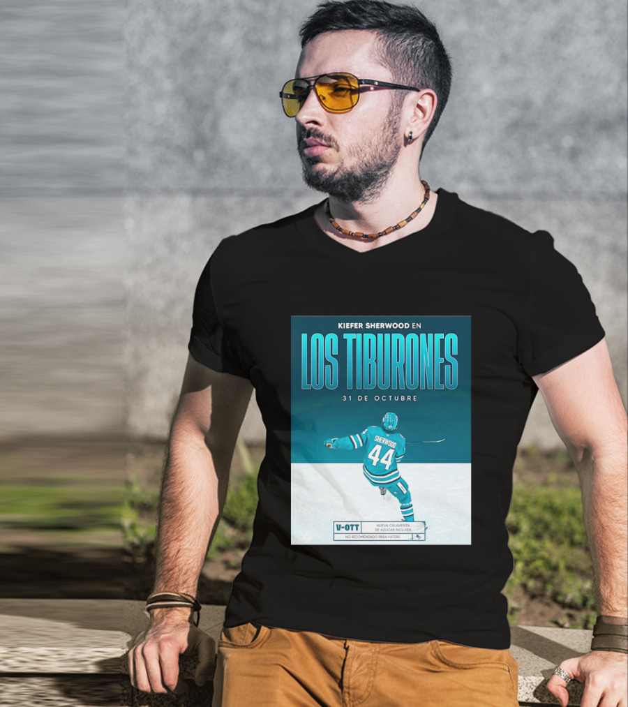 Kiefer Sherwood En Los Tiburones 31 De Octubre V OTT Nueva Calaverita De Azúcar Incluida T-Shirt