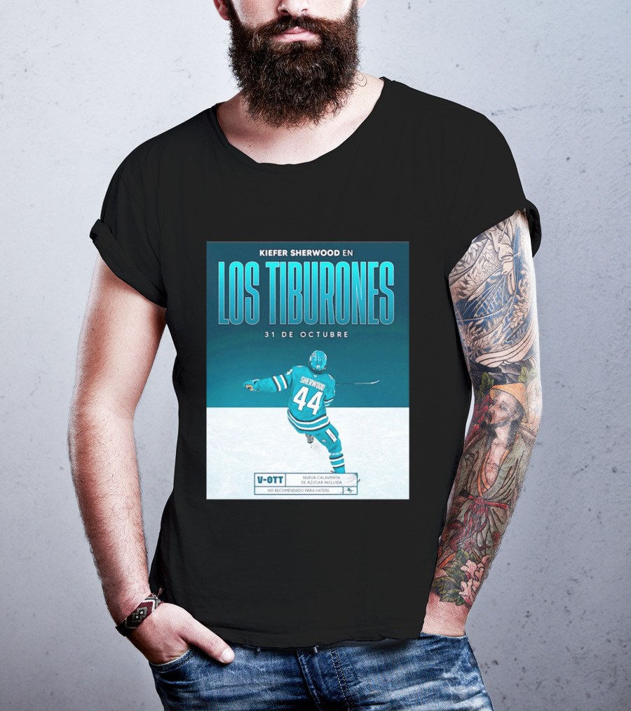 Kiefer Sherwood En Los Tiburones 31 De Octubre V OTT Nueva Calaverita De Azúcar Incluida T-Shirt