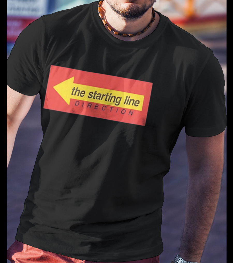 The Starting Line Direction Pop Punk Band Yellow Arrow T-Shirt