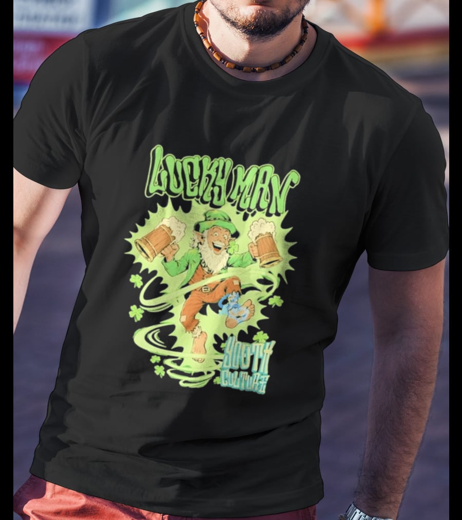 Lucky Man Leprechaun Youth Culture More Than Movement St Patricks Day T-Shirt