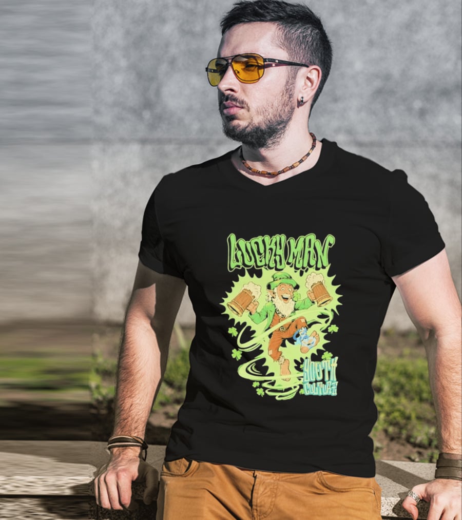 Lucky Man Leprechaun Youth Culture More Than Movement St Patricks Day T-Shirt