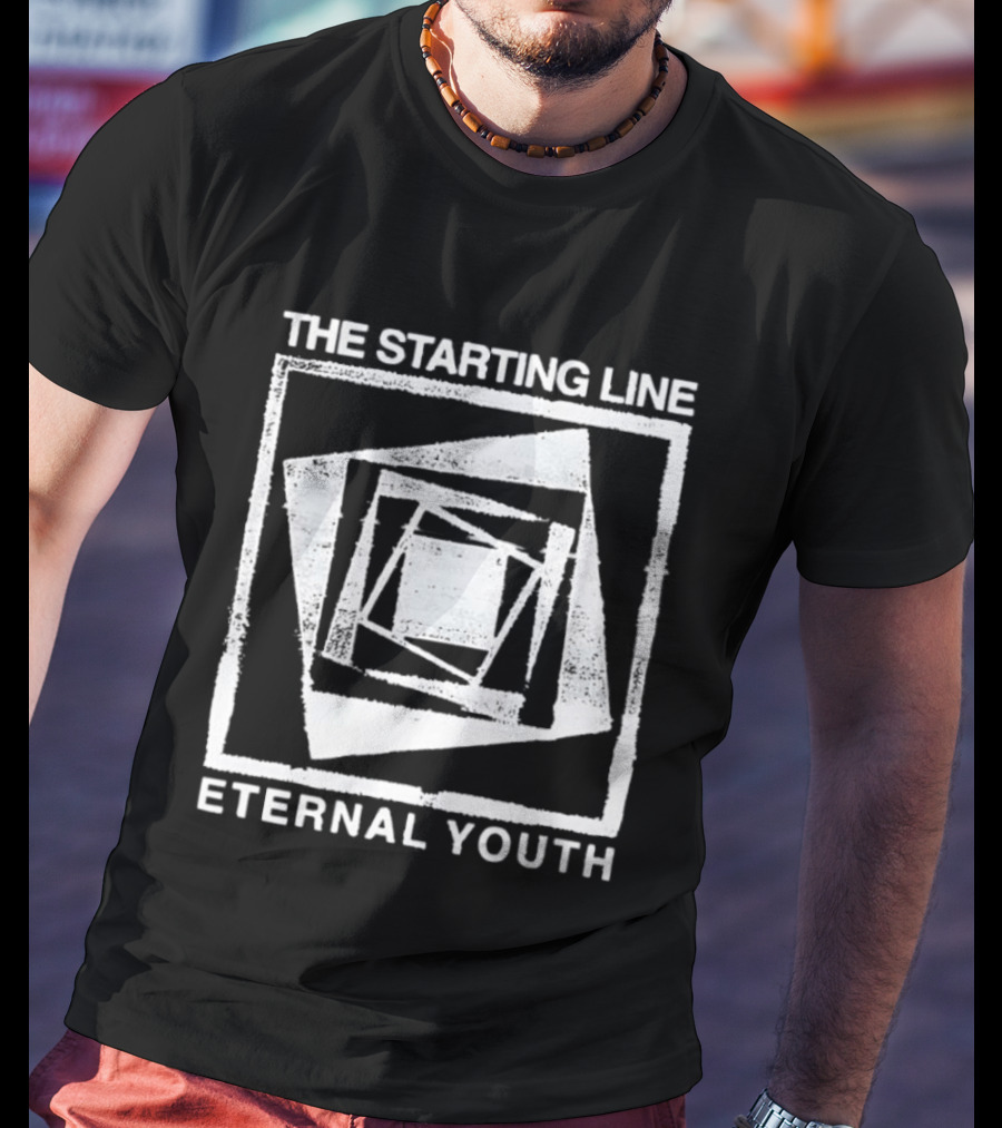 The Starting Line Eternal Youth Pop Punk Spiral Squares T-Shirt