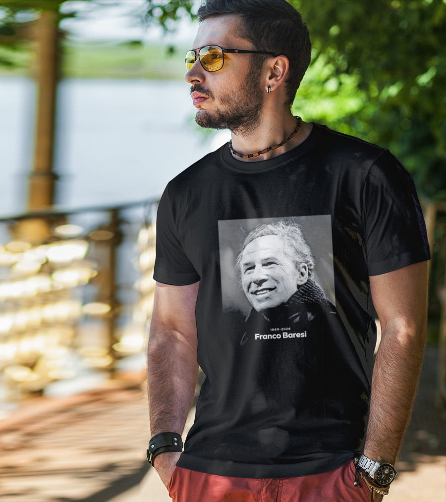 Franco Baresi 1960 2026 Memorial AC Milan T-Shirt