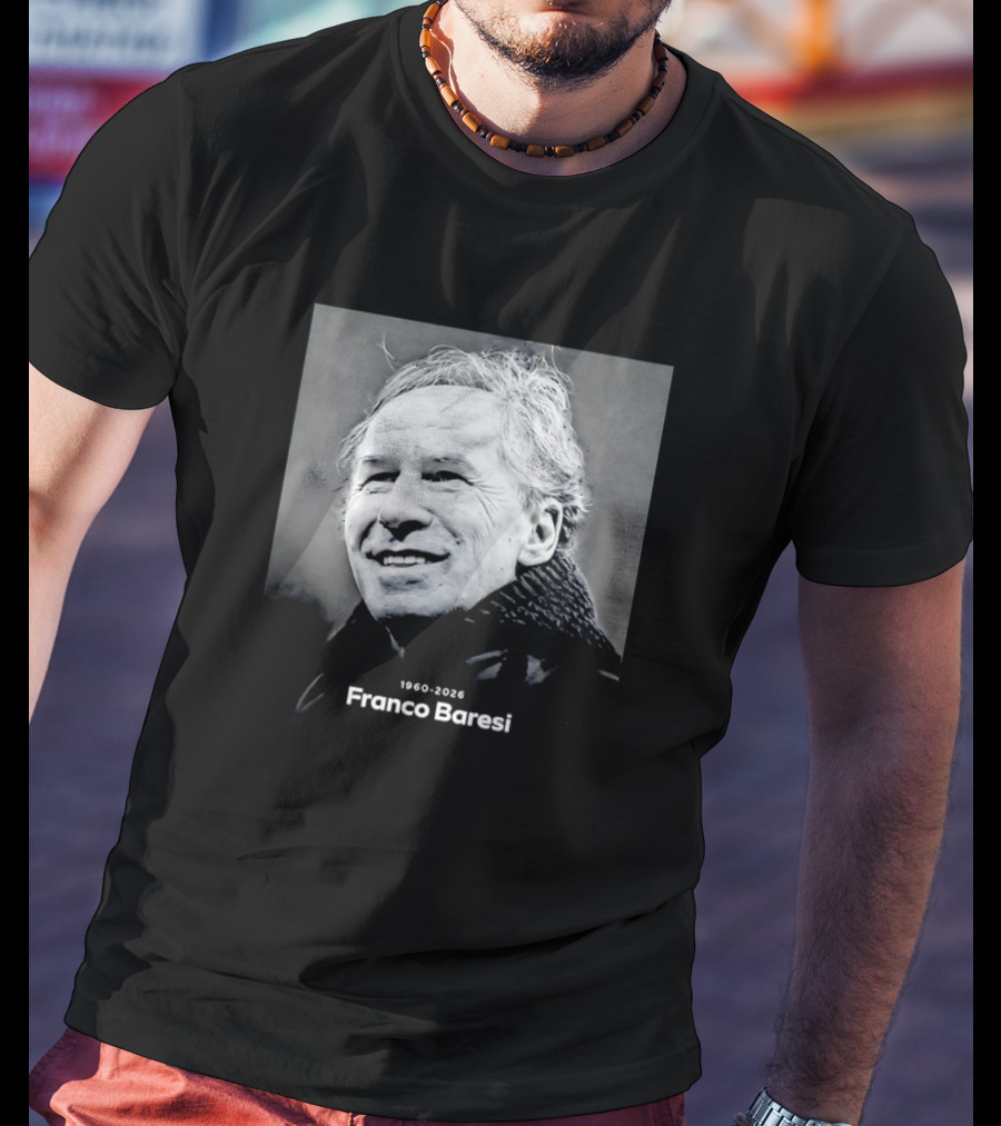 Franco Baresi 1960 2026 Memorial AC Milan T-Shirt