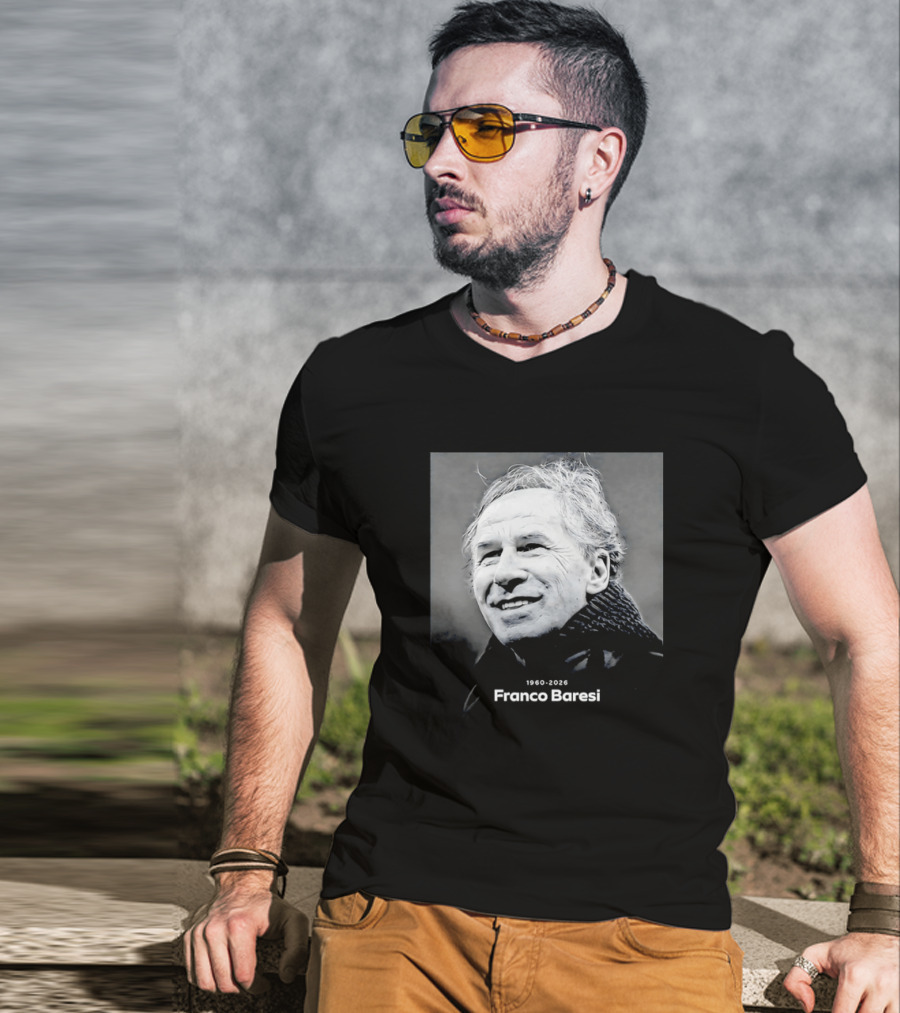 Franco Baresi 1960 2026 Memorial AC Milan T-Shirt