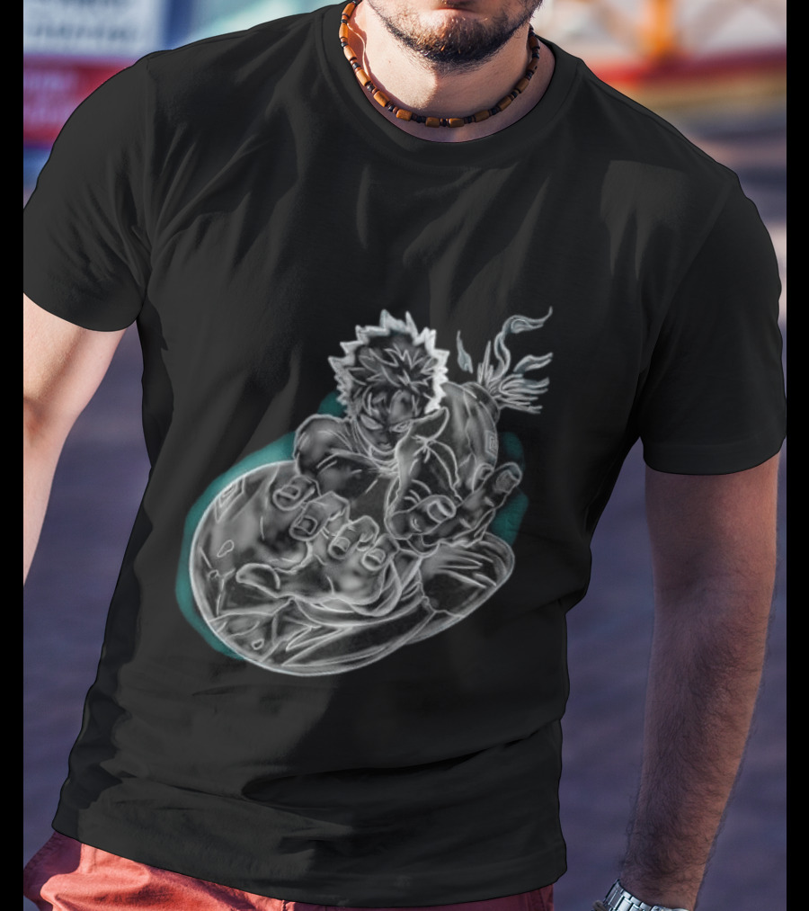 Megumi Fushiguro Ten Shadows Jujutsu Kaisen Dynamic Pose T-Shirt