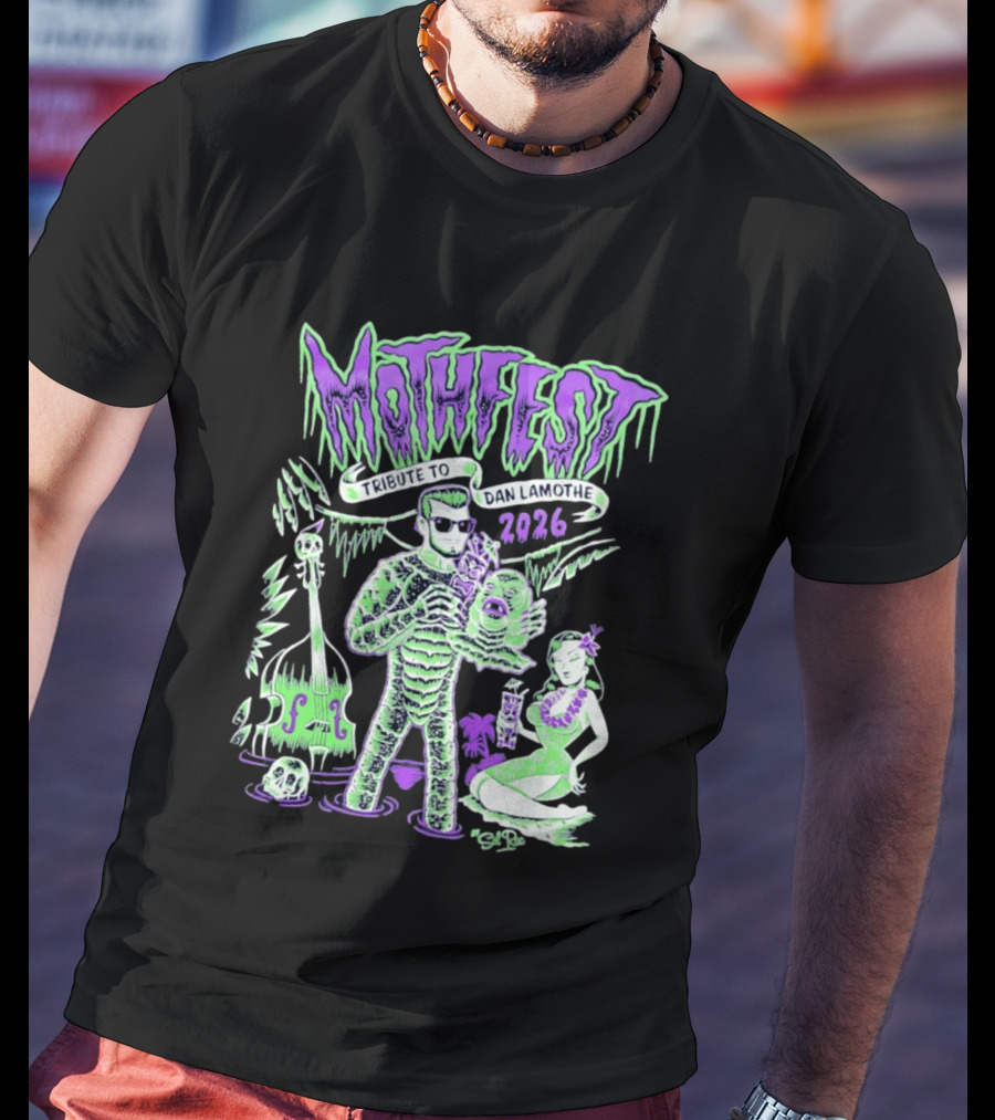 Mothfest Tribute To Dan Lamothe 2026 Creature T-Shirt