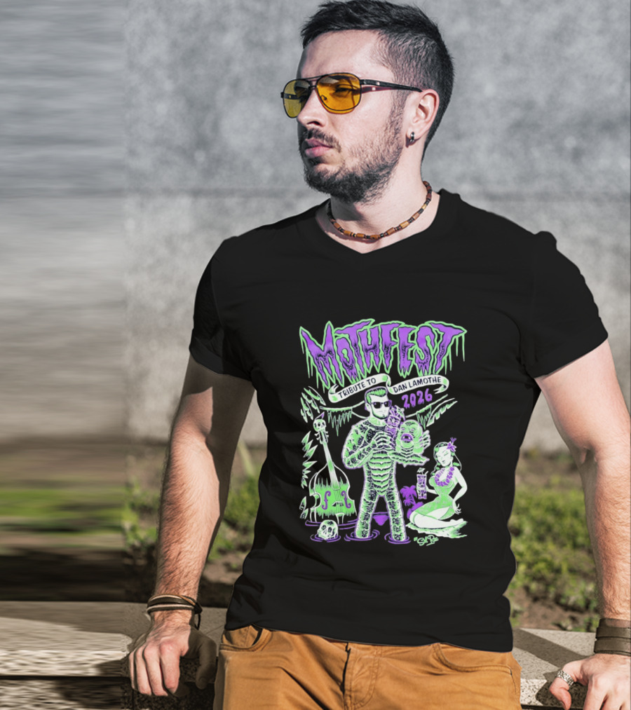 Mothfest Tribute To Dan Lamothe 2026 Creature T-Shirt