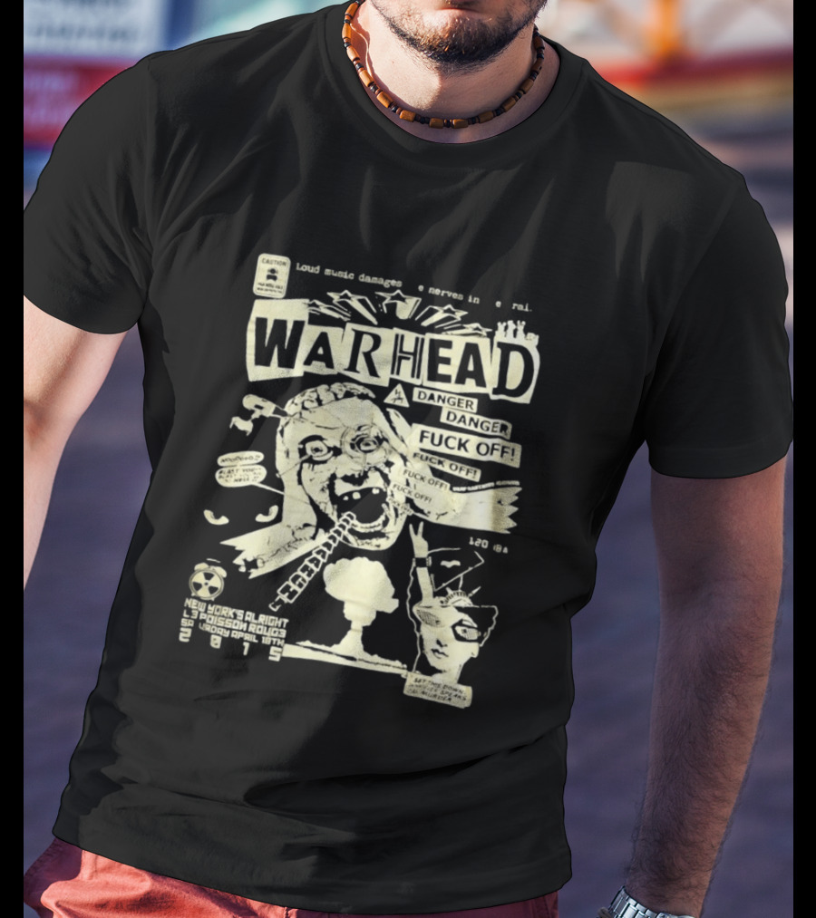 Warhead New York's Alright Crossboro Bridge Hardcore Distressed Danger T-Shirt