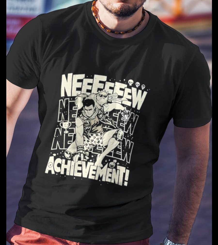 NEEEEW NEEEW NEEEW NEEEW ACHIEVEMENT Gaming Video Game Gamer T-Shirt