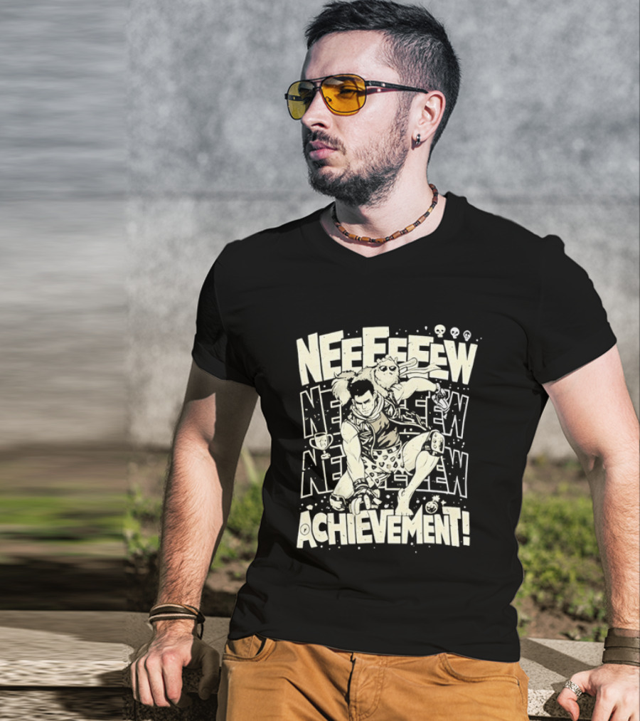 NEEEEW NEEEW NEEEW NEEEW ACHIEVEMENT Gaming Video Game Gamer T-Shirt