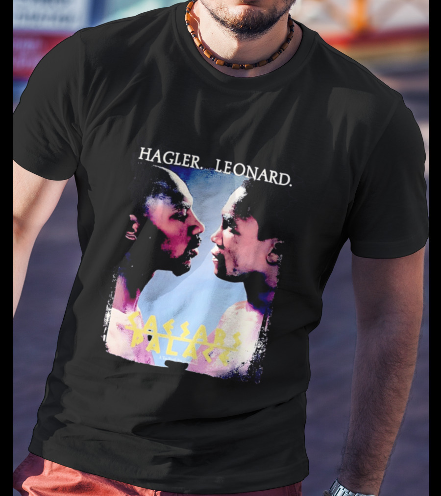 Hagler Leonard Caesars Palace Boxing Match Showdown T-Shirt