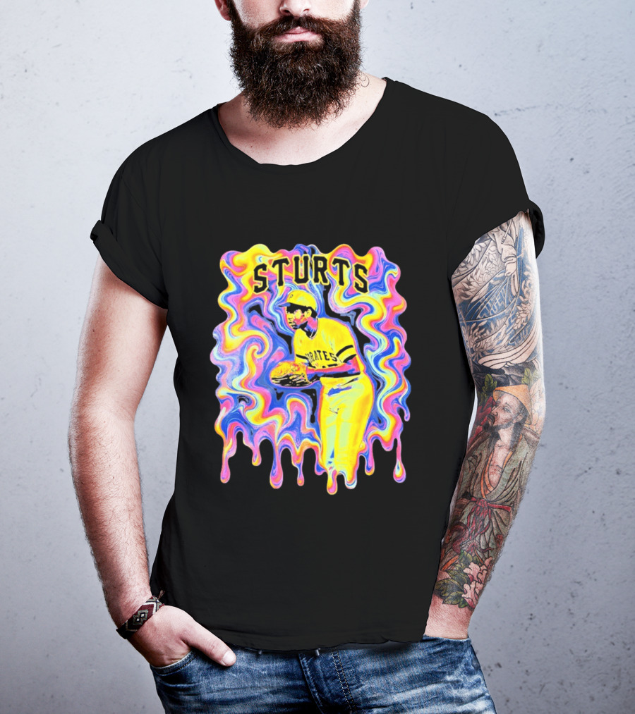Sturts Willie Stargell Pittsburgh Pirates Psychedelic T-Shirt