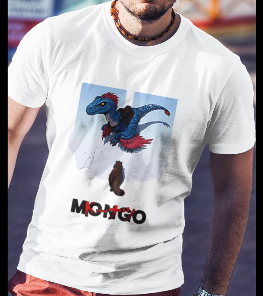 Mongo Raptor Cat Donatsu By U Mashermello Dinosaur T-Shirt
