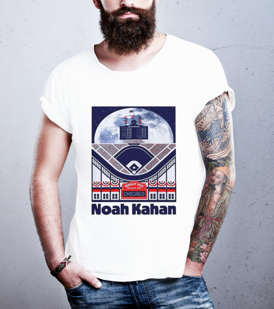 Noah Kahan Live In Concert Wrigley Field July 14 15 2023 Chicago T-Shirt